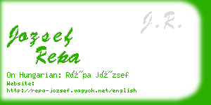 jozsef repa business card
